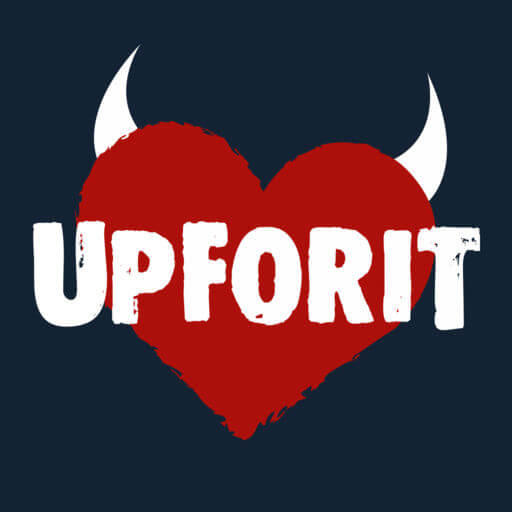 UpForIt - 地元の独身のため最良オンライン出会いアプリでロゴ