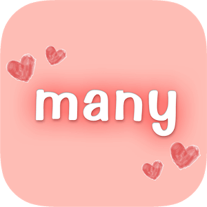 manyで友達の輪を広げよう!人気のマッチングアプリ!ロゴ
